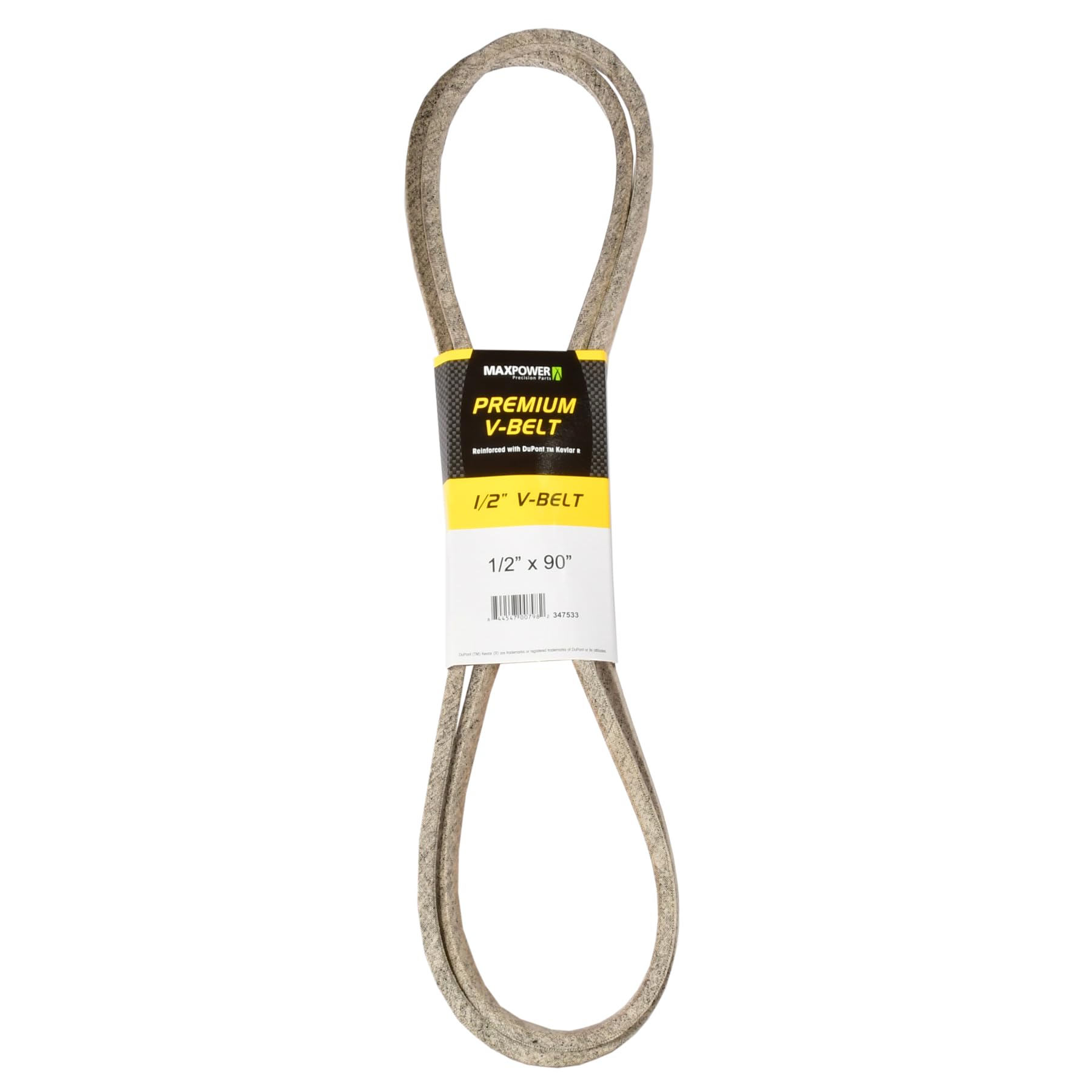 MaxPower Courroies 347533, renforcé au kevlar, 1/2" x 90" - 4L900 - longueur extérieure L(a) 2290 mm.