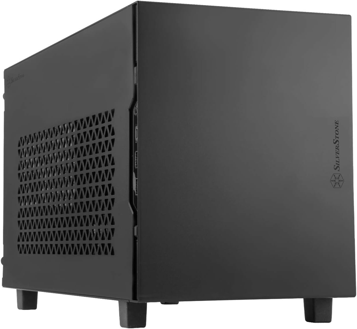 Silverstone Technology SUGO 15, SG15, Black, Mini-ITX, Aluminum, Supports 3 Slot Full Length GPUs/ATX PSU / 240mm AIO, USB Type-C x 1, SST-SG15B