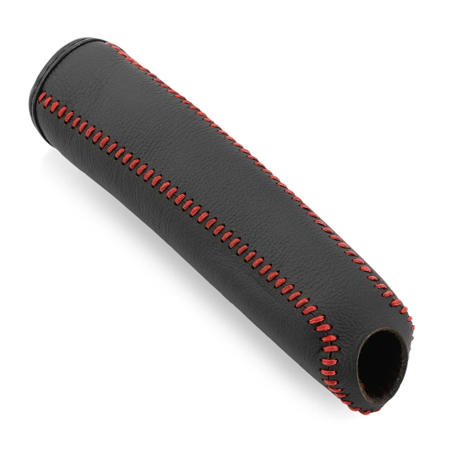 Car Trim Interior for Mazda for Demio 2 3 5 6 M2 M3 M5 M6 CX-5 CX-7 CX-9 RX-8 MX5 for MPV Leather Gears Handbrake Cover Auto Interior(Red Line)