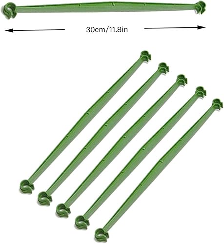Miniatura 3 de River 50 conectores de jaula de tomate, marco de escalada de plantas, soporte de conector, brazos de estaca expandibles ajustables de plástico