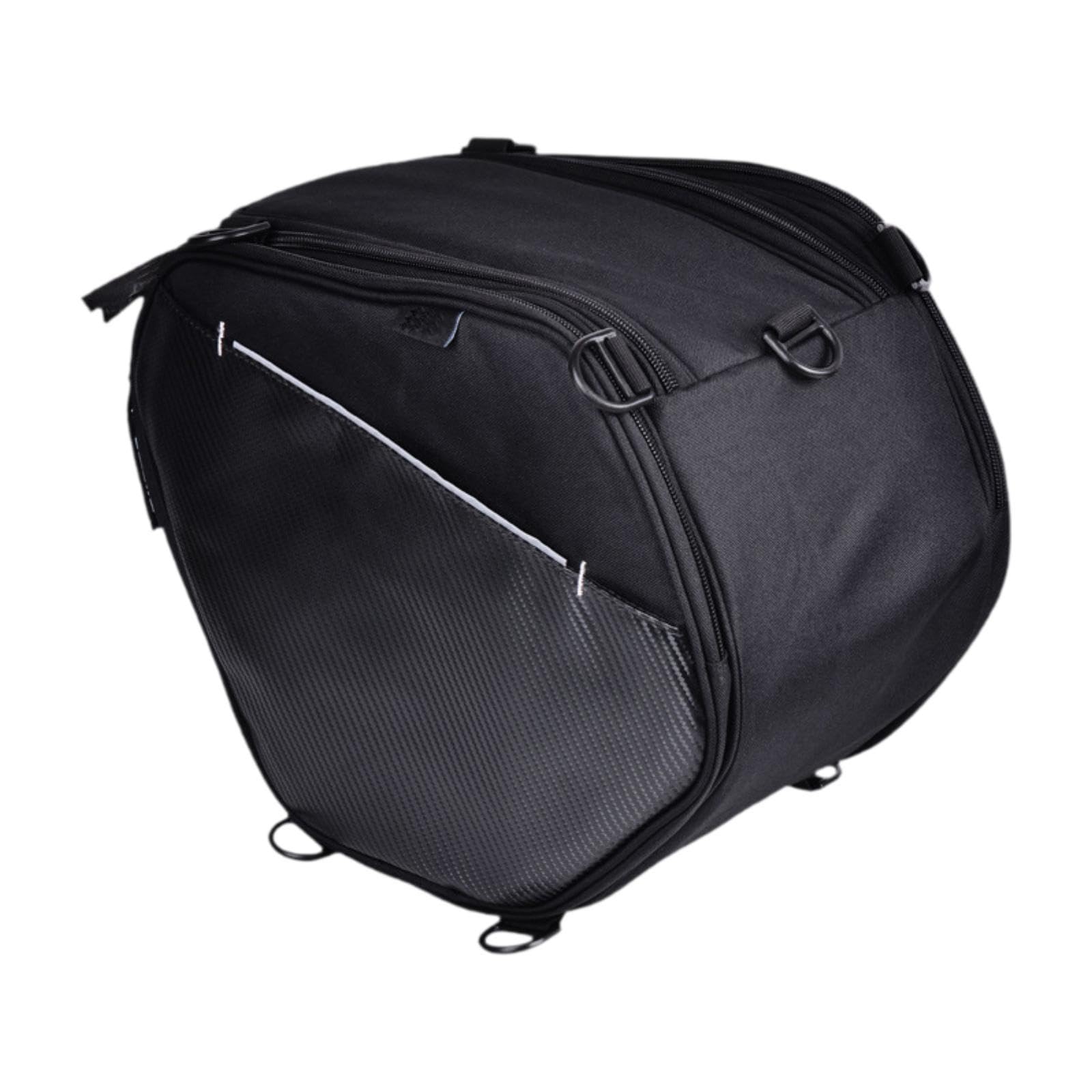 jojomis Motorcycle Tank Bag Luggage Storage Easy to Install Zipper Dustproof Waterproof for Repair Tool Travel Black