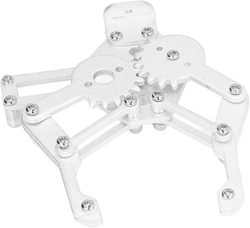 Miniatura 7 de Abrazadera mecánica del robot del brazo de la garra de la aleación de aluminio accesorio de alta resistencia Kits educativos de la ciencia para el