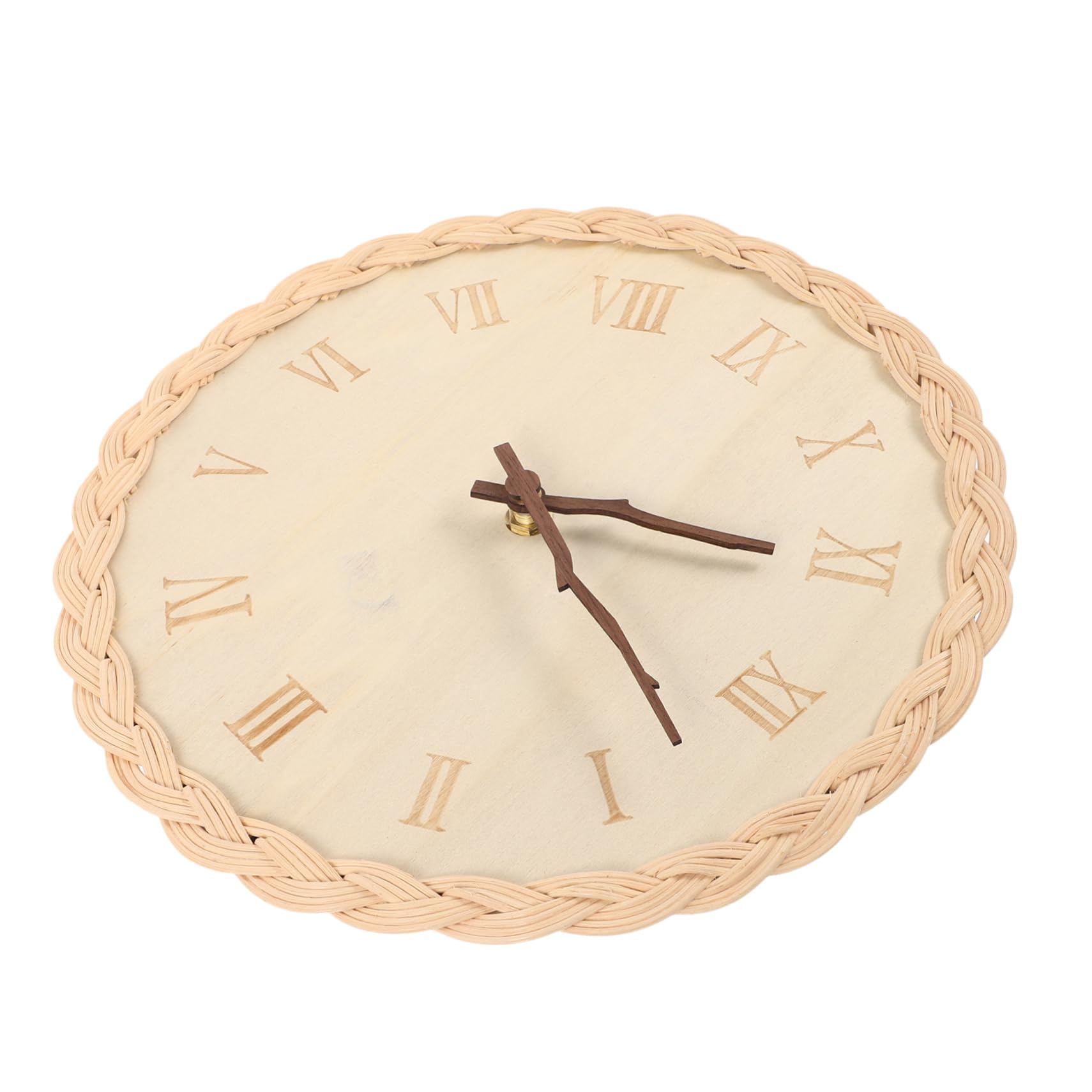 Horloge murale ronde en tilleul Vaguelly pour un decor interieur rustique