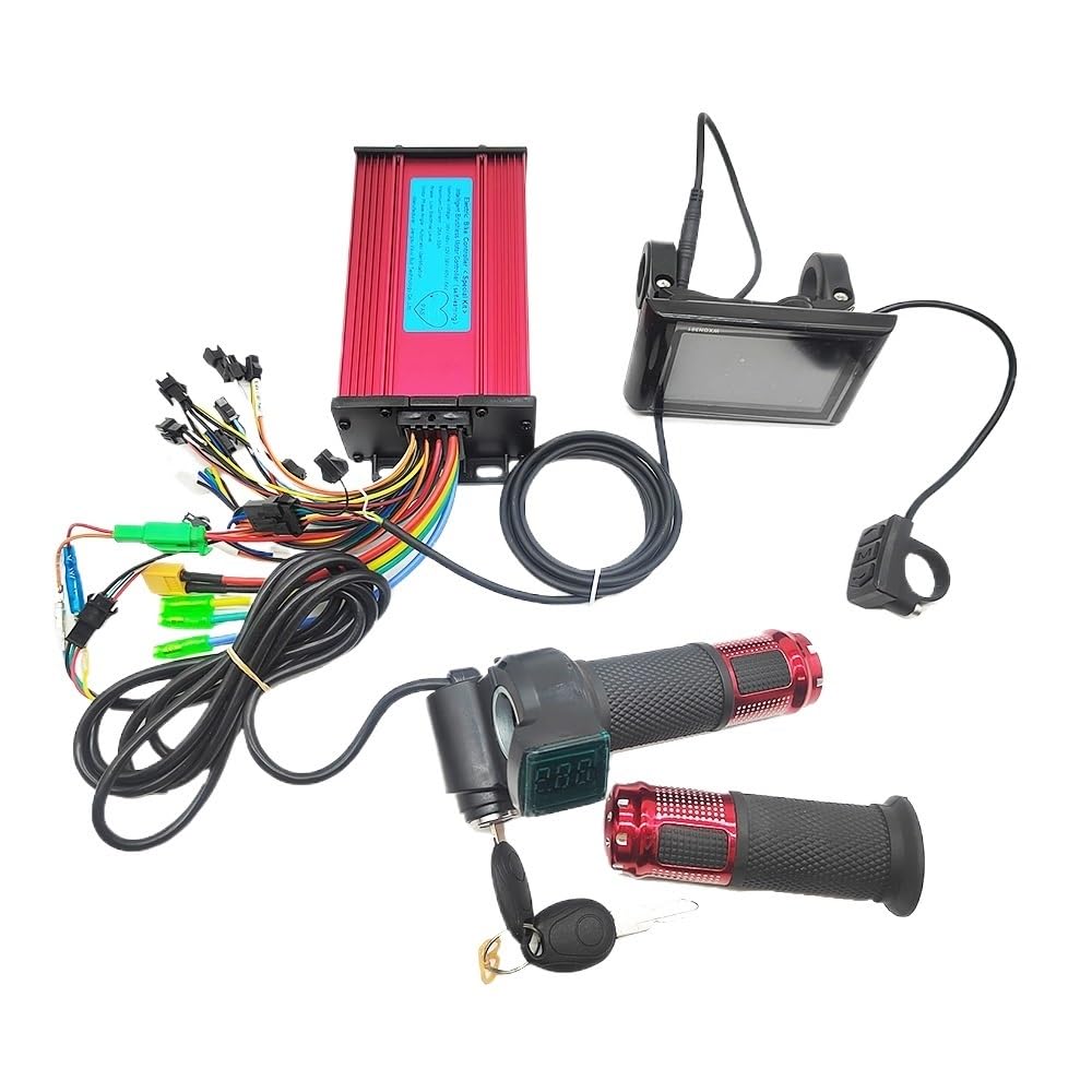 Centralina Monopattino Elettrico Controller Brushless For Bici Elettrica/scooter Elettrico 36V 48V 60V 500W 800W 1000W 33A Con Display LCD E Acceleratore For Elettrica(36V-60V 26A-33A kitA)