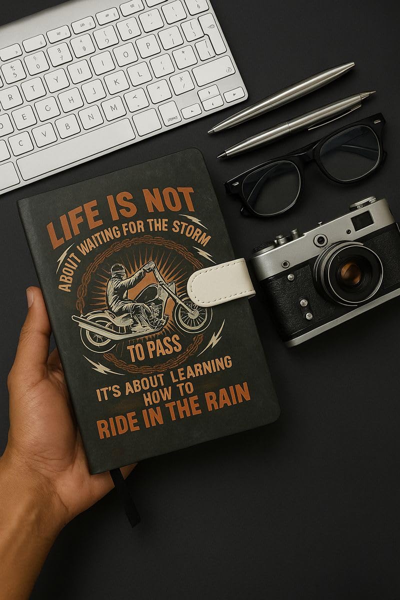 00temaページ A5 Motorcycle Printed Diary | 258 Pages, 80 GSM | Hardbound