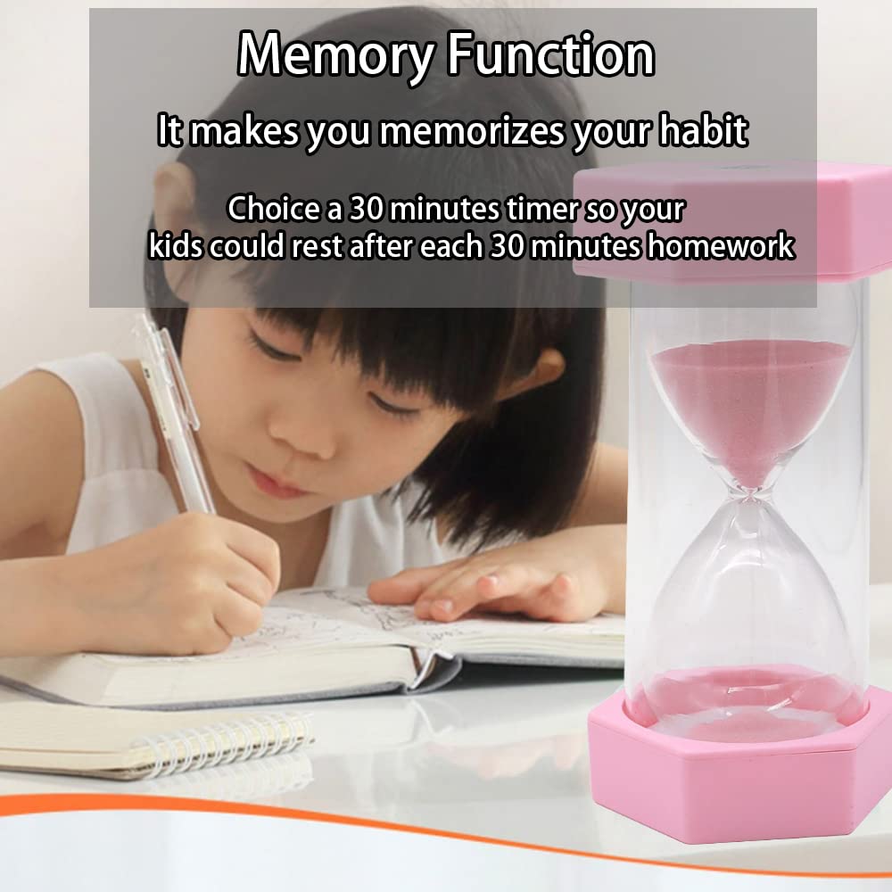 Set 5 Clessidre Bambini - Timer 3/5/10/20/30 Minuti, Colorate, Per Gestione Tempo - Foto 10