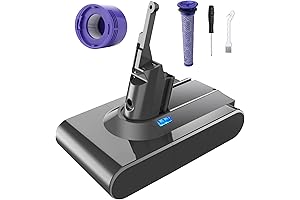 TURPOW 21.6V 6.0Ah Replacement for Dyson V8 Battery