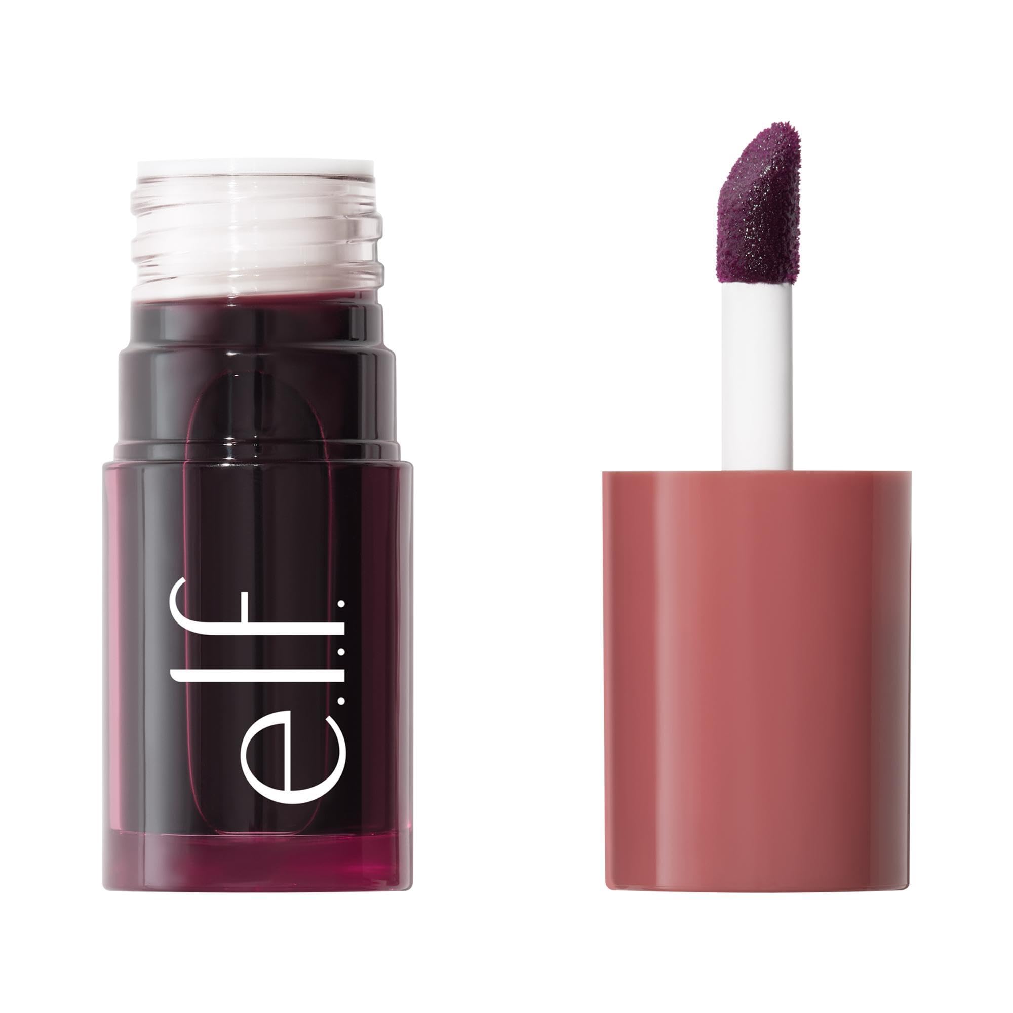 e.l.f. Sheer For It Blush Tint, Burgun-did That | Multi-Use, Long-Lasting Lip & Cheek Makeup, Creates A Natural Flush Finish, Vegan & Cruelty-Free