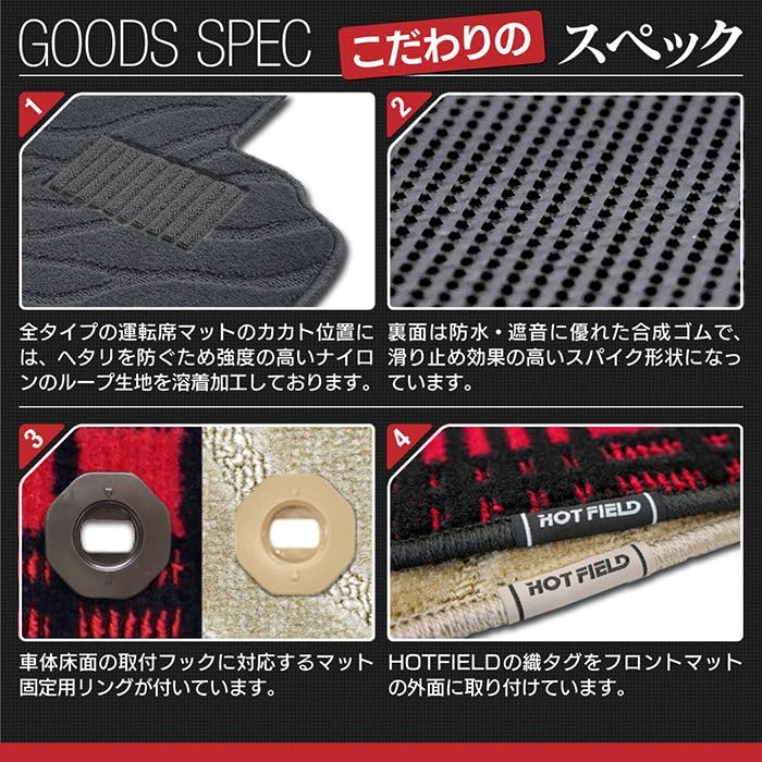 HOT FIELD アルファード、ヴェルファイア用フロアマット 新品 Amazon | Hotfield トヨタ 互換品 新型 アルファード ヴェルファイア