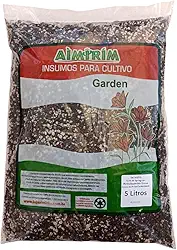 5 Litros Substrato Misto: Turfa, Perlita E Casca de arroz carbonizada