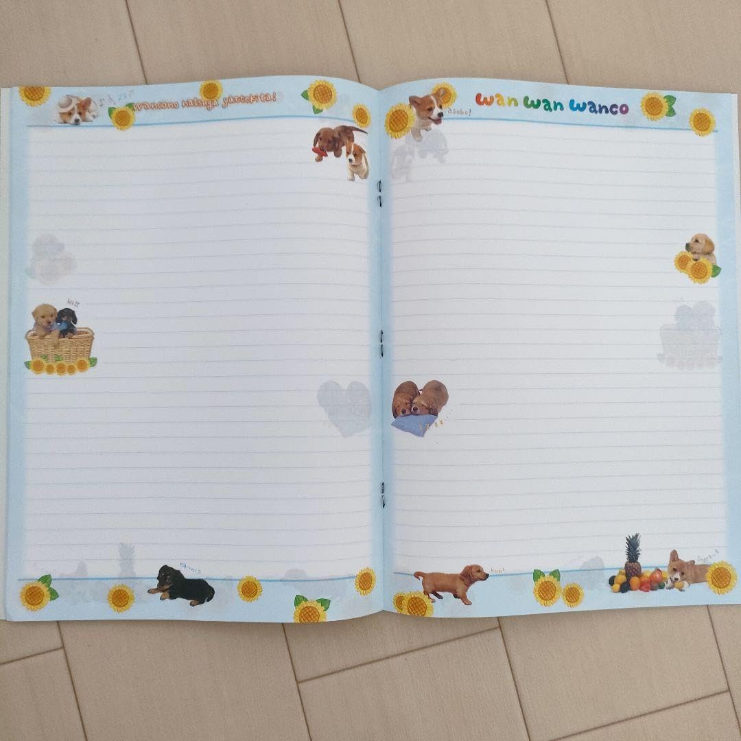 Amazon.co.jp: わんわんわんこ wanwanwanco 平成レトロ ノート 実写犬