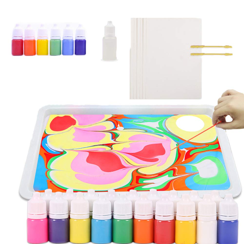 Water Marbling Paint 日本未発売 6色セット Amazon | Water Marbling Paint for Kids - Arts and Crafts for