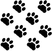 ForzaGroup Paw Cutting Stickers Stickers Paw Prints Cat Dog Cute Car Waterproof Set of 8 (3010-01)
