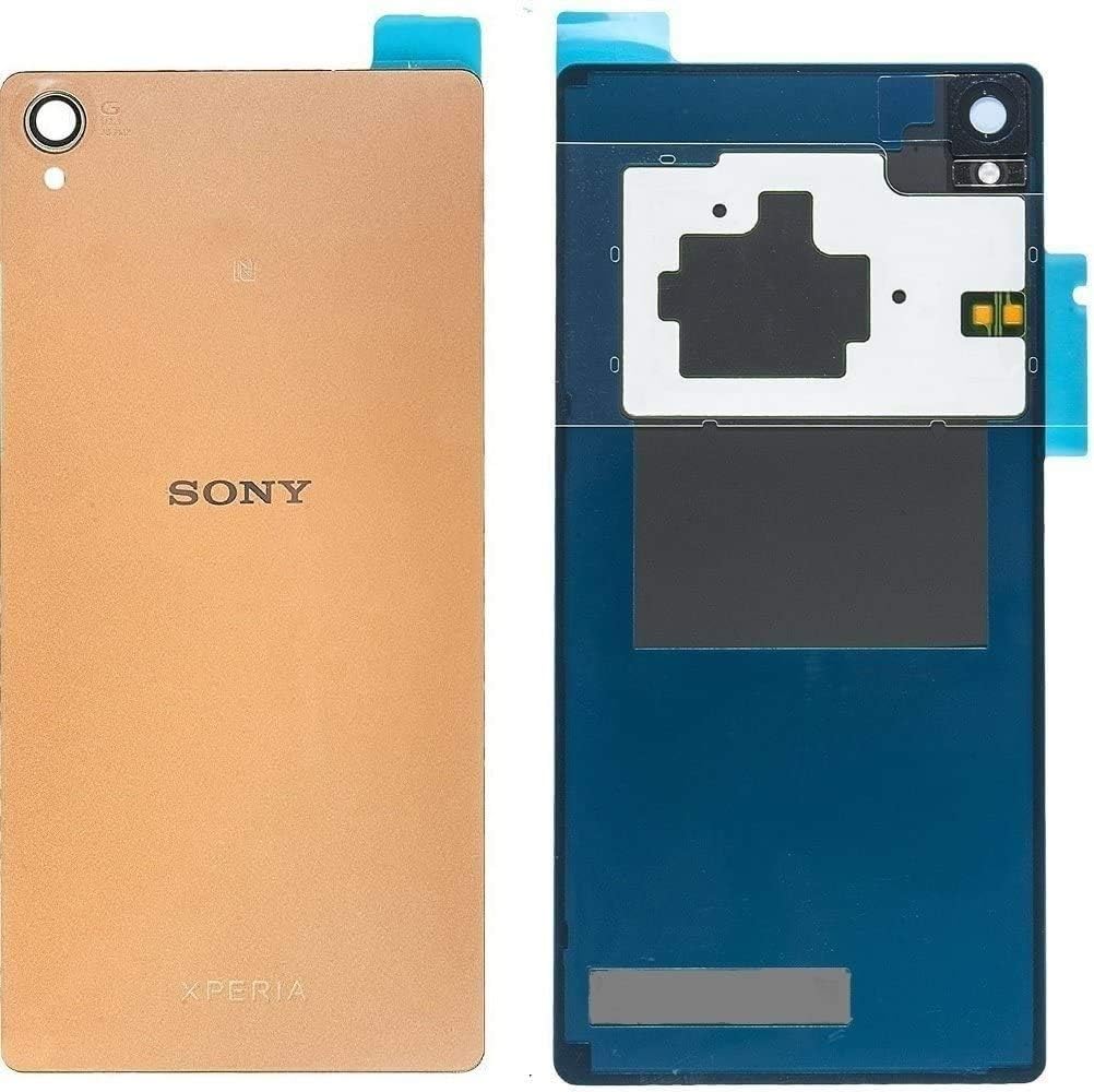 Spes® Repair kit: Original Battery Back Cover Battery Cover for Sony Xperia Z3 D6603/D6653 in Copper Gold with NFC Antenna + Adhesive Film + Tool Kit + (Change Back Covers)