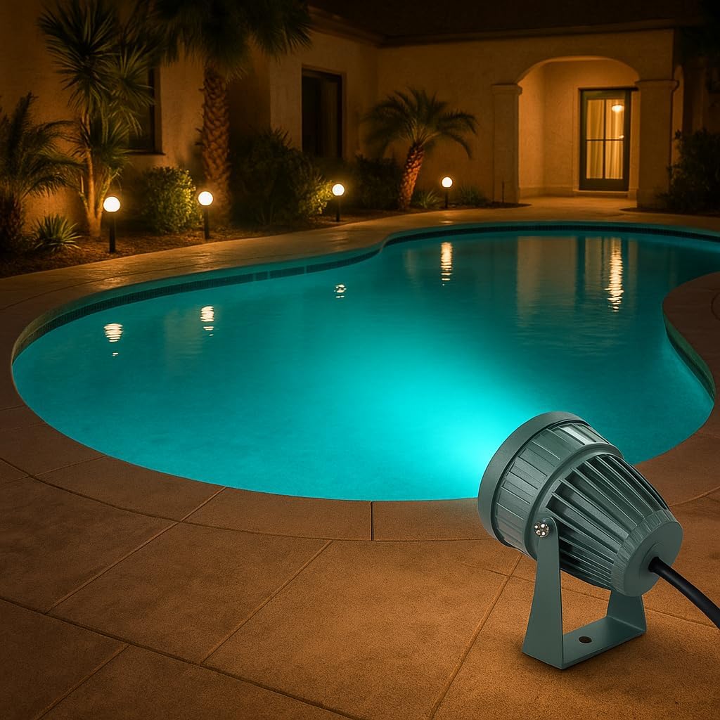 ultimate 10 Watt Warm White LED Outdoor Projection Lamp – Waterproof IP65, High Brightness Spot Beam Light for Garden, Pathways, Walls, and Architectural Lighting-image-39