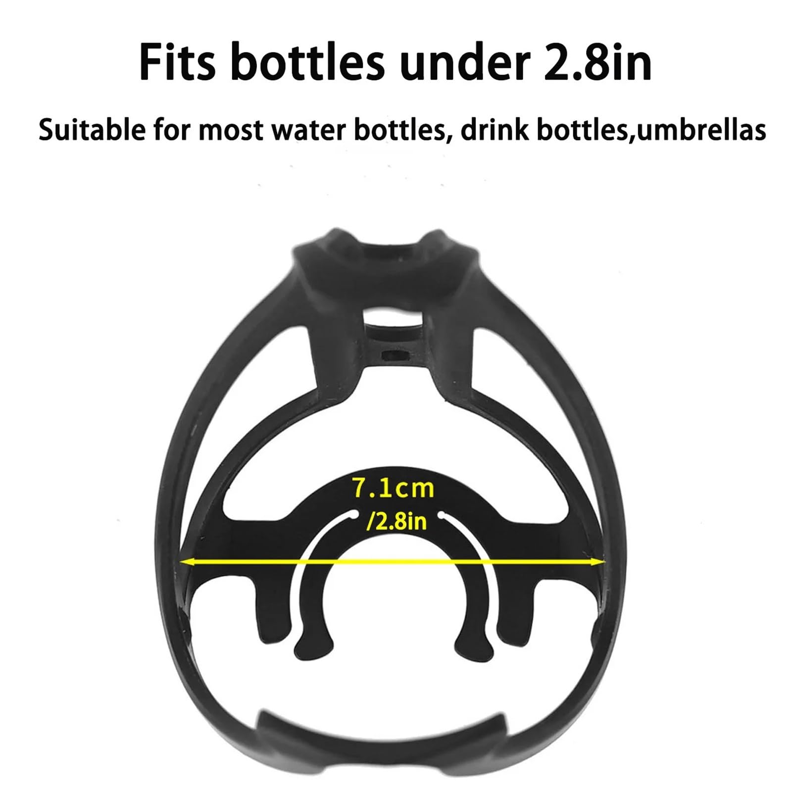 Genérico Portabotellas de Agua Ultraligero for Bicicleta con Herramienta