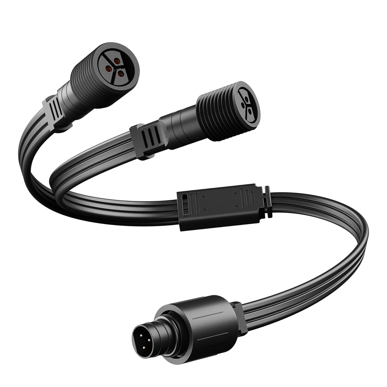ZBIianxer Y Shape Cable Adapter Suitable for Garden and Safe Lighting Ensuring Safe Reliability Power Distribution Easy Installation Power Splitters Cable
