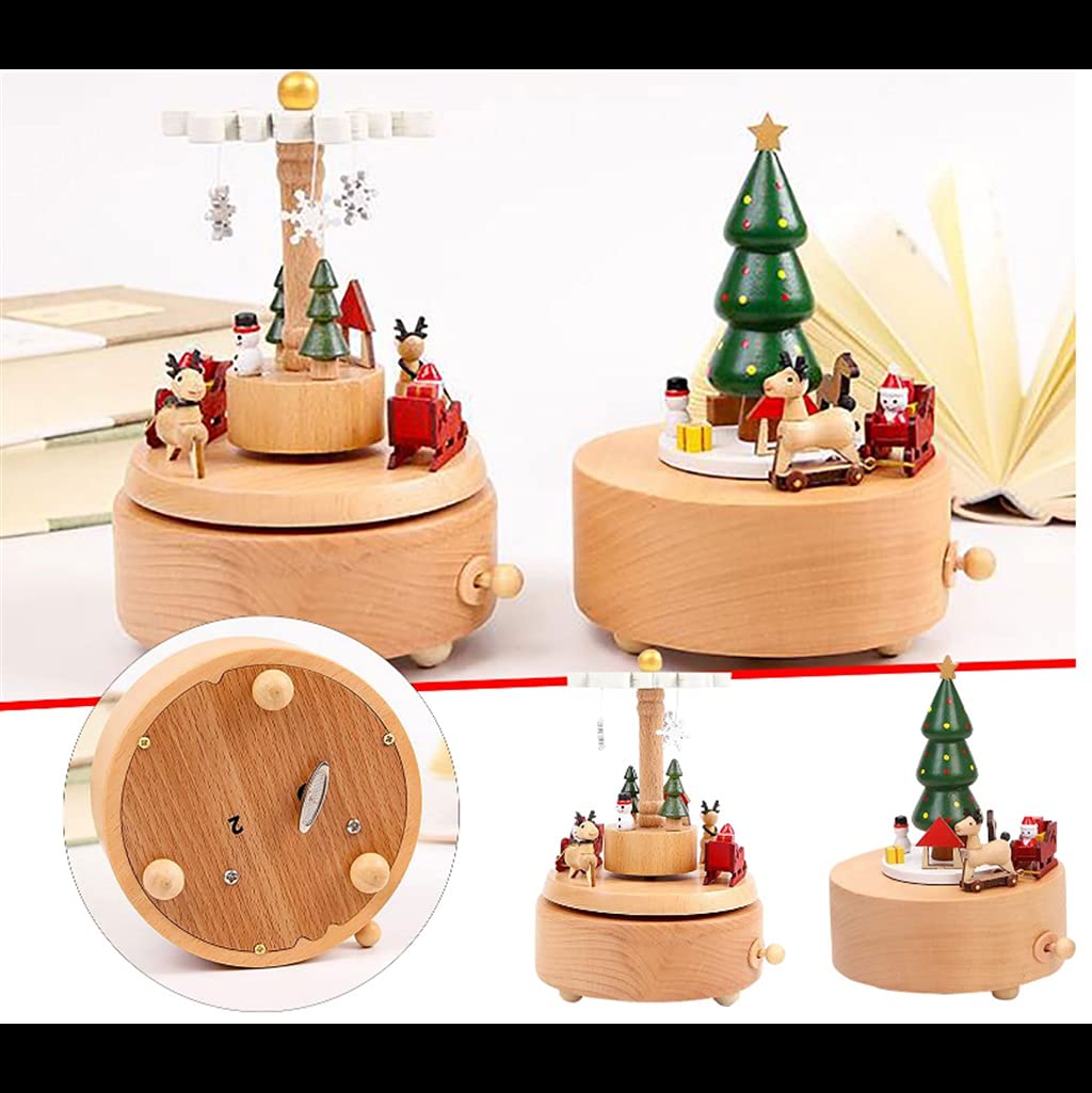 Carillon in Legno Carillon per Albero di Natale, Festa di Natale, Carillon, Regalo di Natale