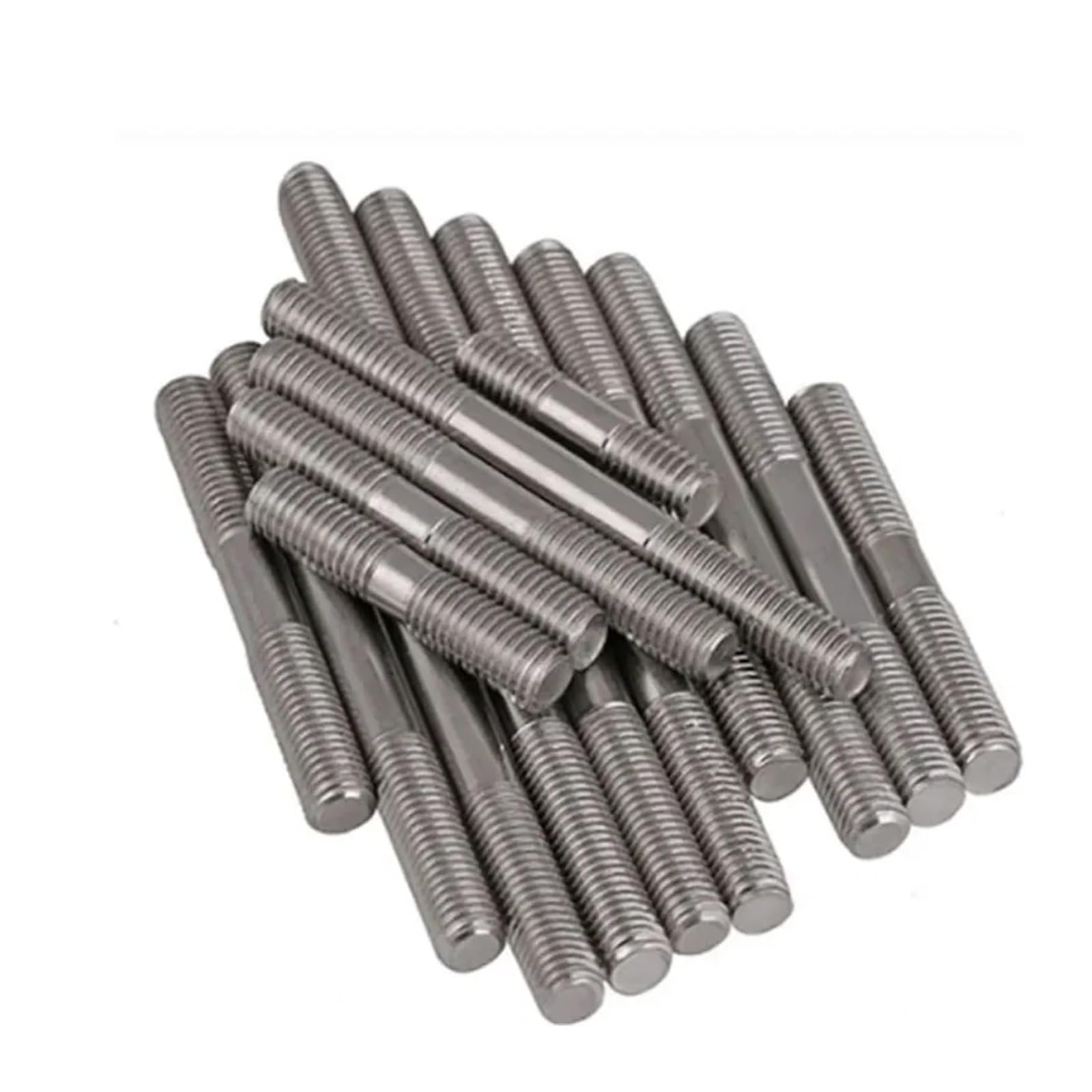 Tige filetée double en acier inoxydable, Goujons filetés à Double extrémité en acier inoxydable 304 M5x0.8, 20-250mm, usage industriel(M5x150mm 10pcs)