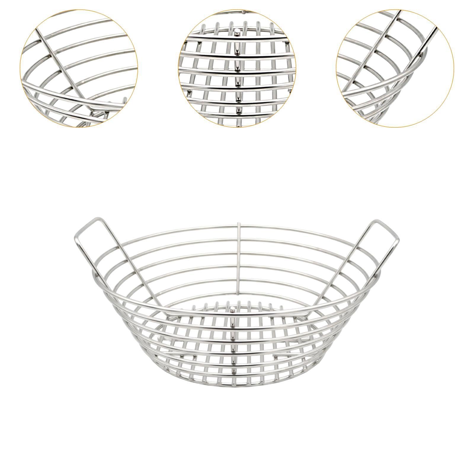 Sharplace Cesta para Cenizas de Parrilla, Colector de Cenizas, Resistente a Temperaturas, Bandeja para Accesorios de Ahumadores de Parrilla, Acero Inoxida