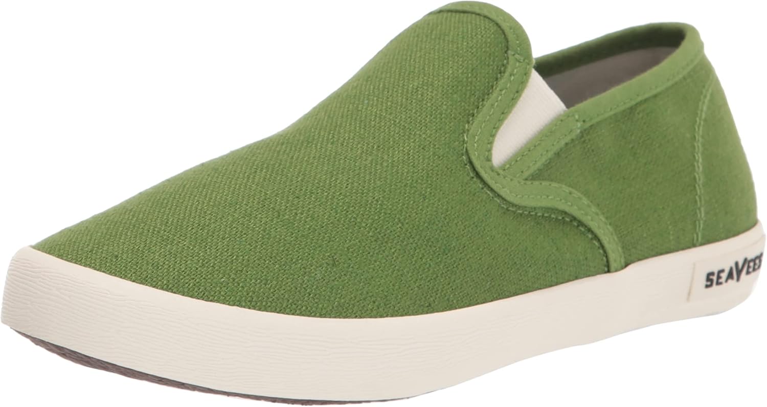 SEAVEES Women's Baja Slip-On Classic Sneaker, Cactus, 9