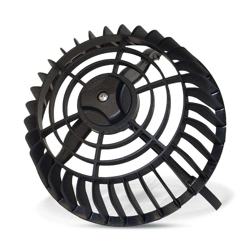 Laubfangkorb Kiesfangkorb mit Drehmechanik - Gegen Rohrverstopfungen - Individuell einstellbar von 70-200mm - Ablauf-Schutz für Flachdach und Garage