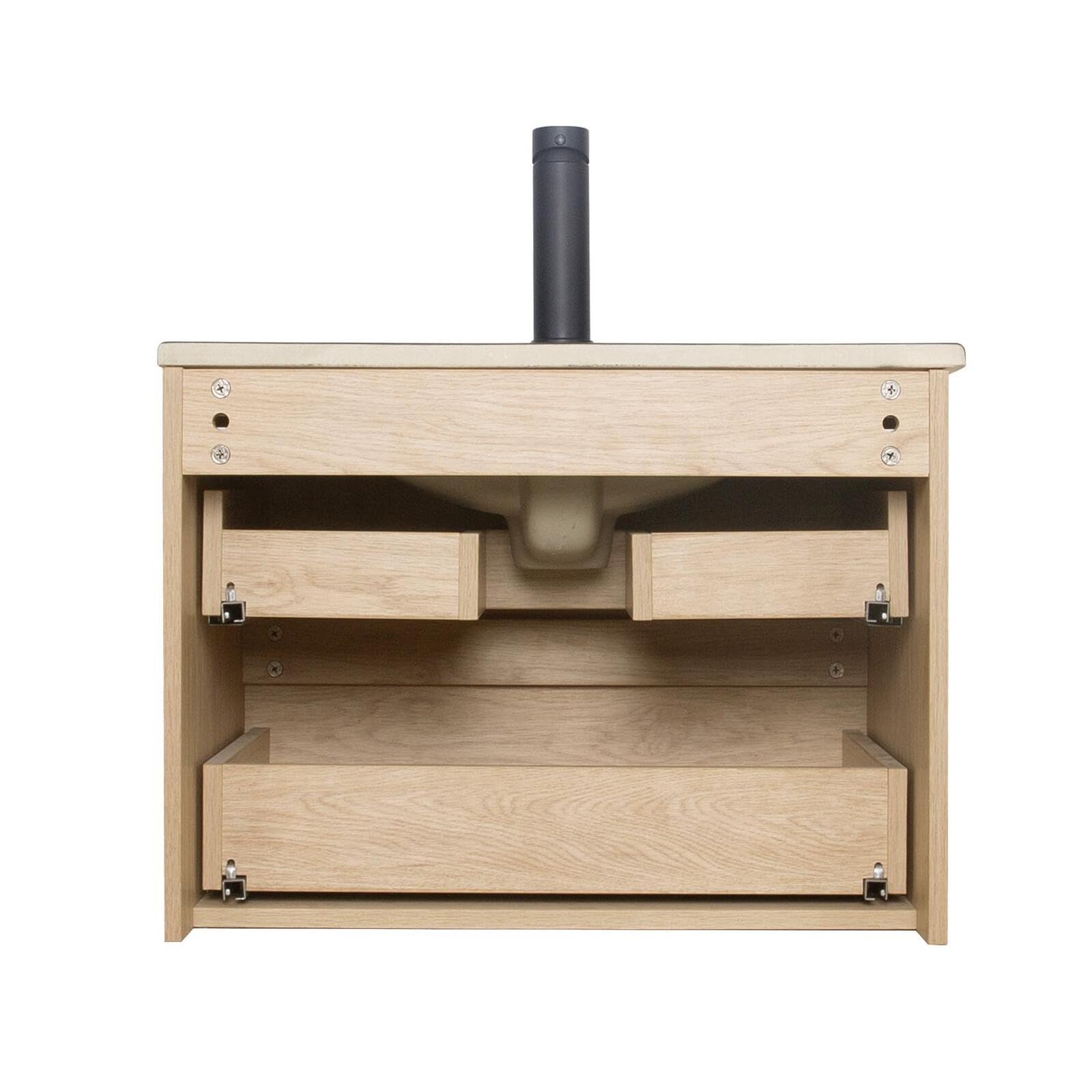MOB-IN Meuble Simple Vasque 60cm Sorrento + Vasque