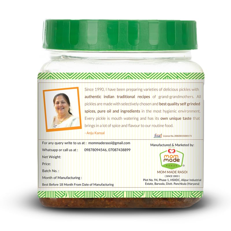 Kansal's Mom Made Mushroom Pickle, 500gms – Best Homemade Khatta Meetha Khumb Ka Punjabi Achaar 3