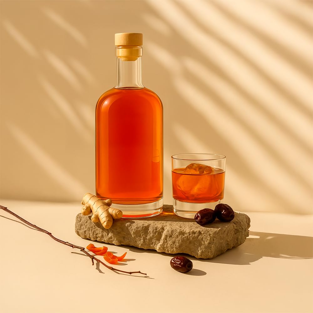Bouteilles à remplir 700ml - Bouteilles à liqueur à remplir Bouteille en verre - Bouteille en verre Bouchon à vis 40x