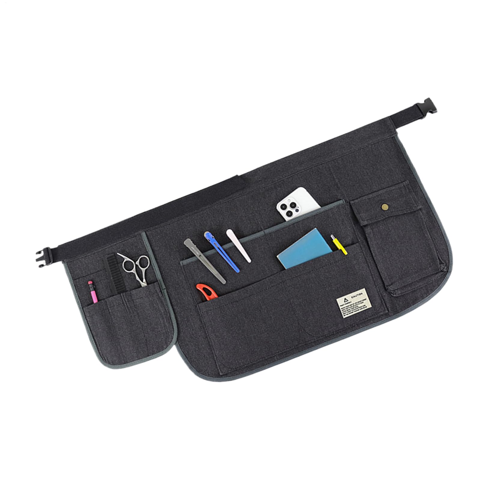 Tablier de jardin léger pour homme, tablier de travail de 71,1 cm avec plusieurs poches, accessoire d'extérieur, durable avec sangles réglables, équipement utilitaire pour femme pour la cuisine et les