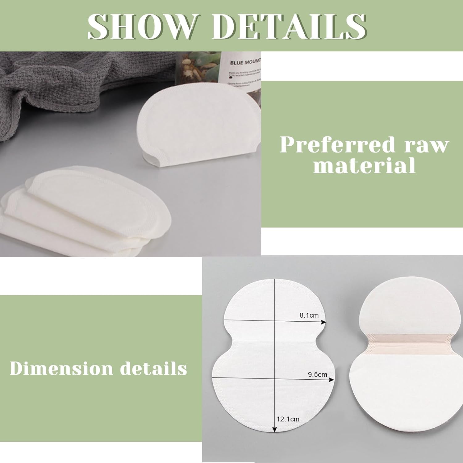 80 Pezzi Pastiglie Assorbi Sudore Uomo Donna,Assorbenti Ascellari Antisudore,Traspiranti e Confortevoli, Vestibilità perfetta assorbenti ascellari per perspirex ascelle
