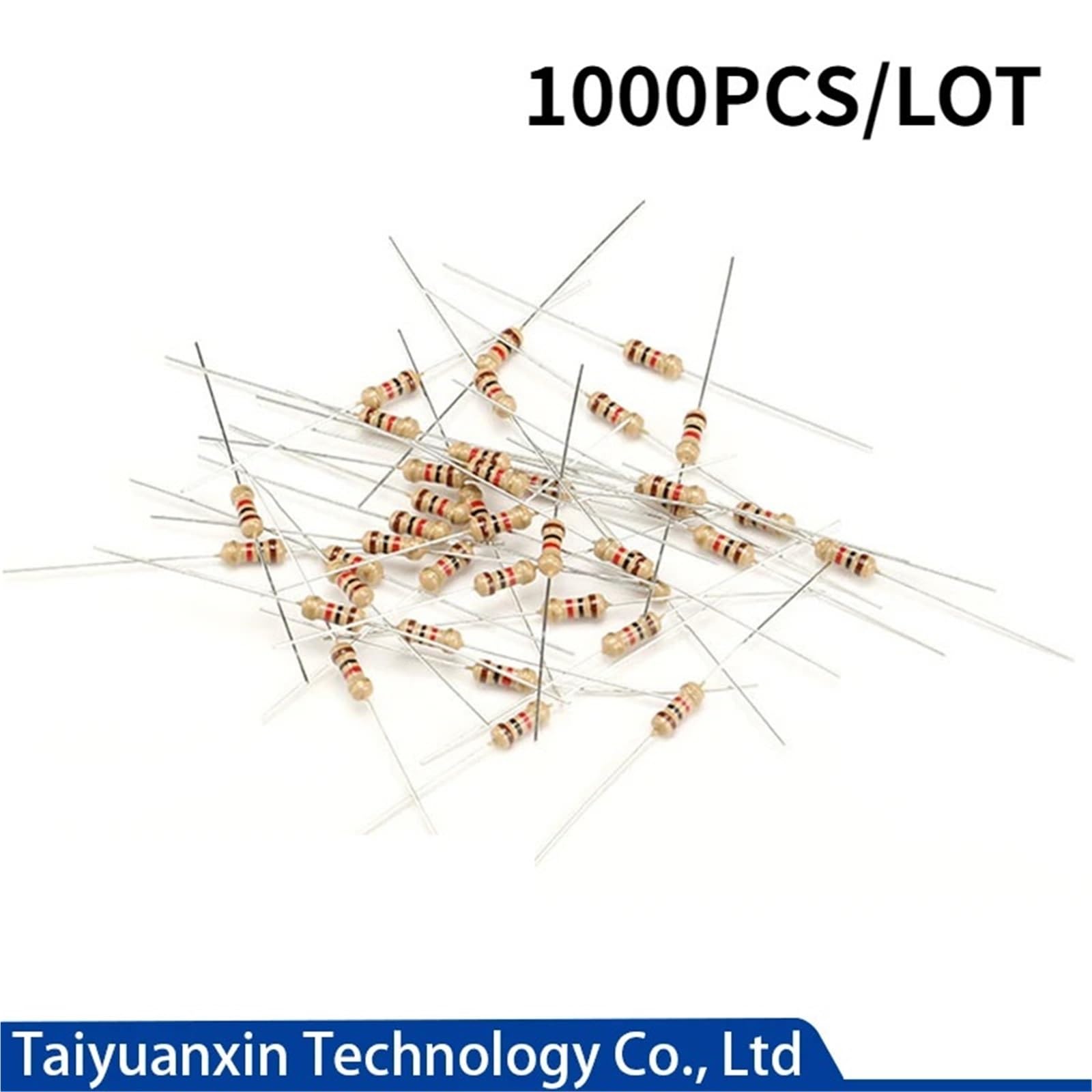 1000 szt. 1/4 W 0,25 W rezystory z folii węglowej pierścień rezystor mocy 0R .1~10M 2 4.7 10R 47 100 220 360 470 1K .2K 10K 22K 4K7 100 KOhm (2,2 om)