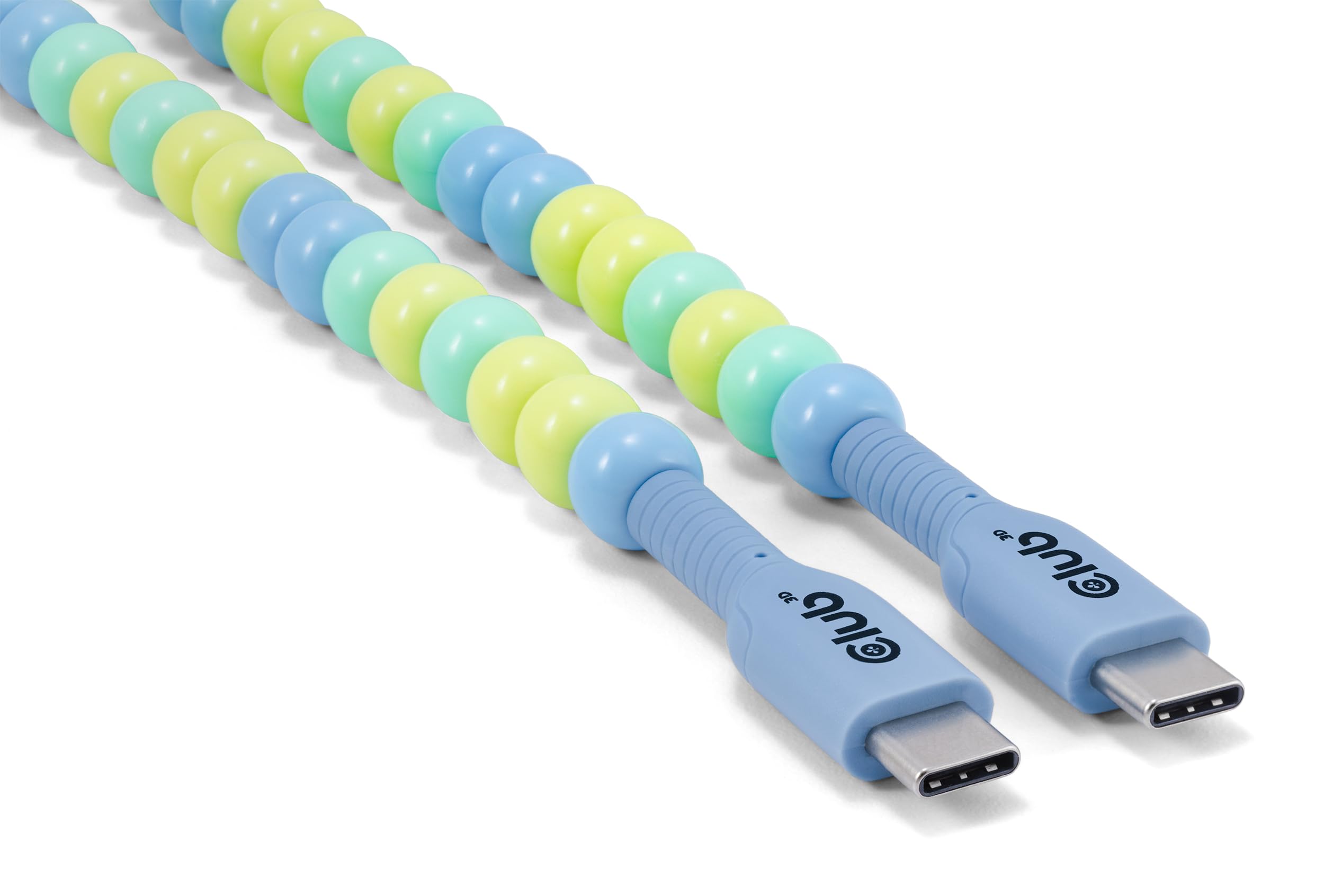 Club3D CAC-3011 USB-C® Perlenkabel Blau