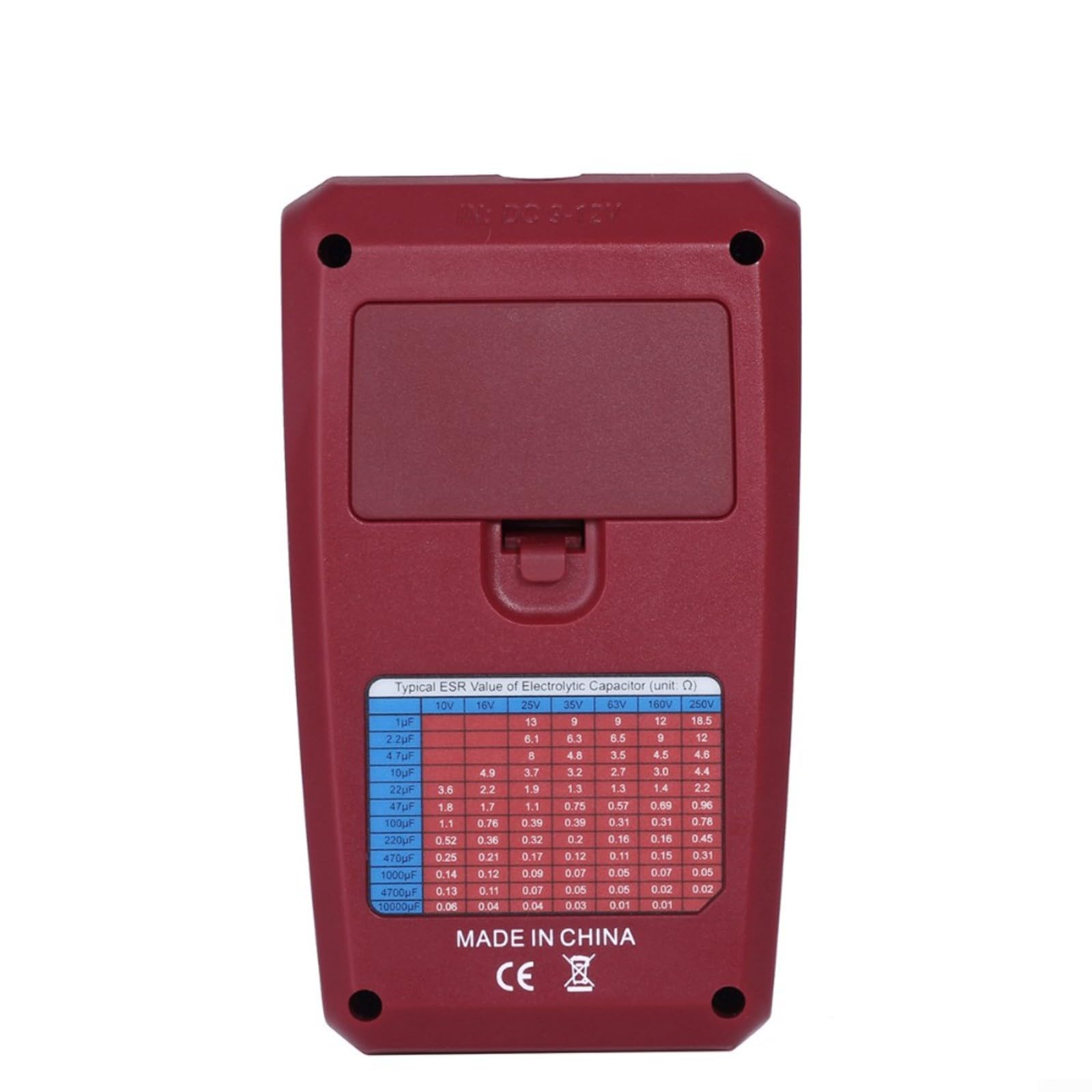 ESR02 para probador de componentes Pro para SMD, medidas para ESR