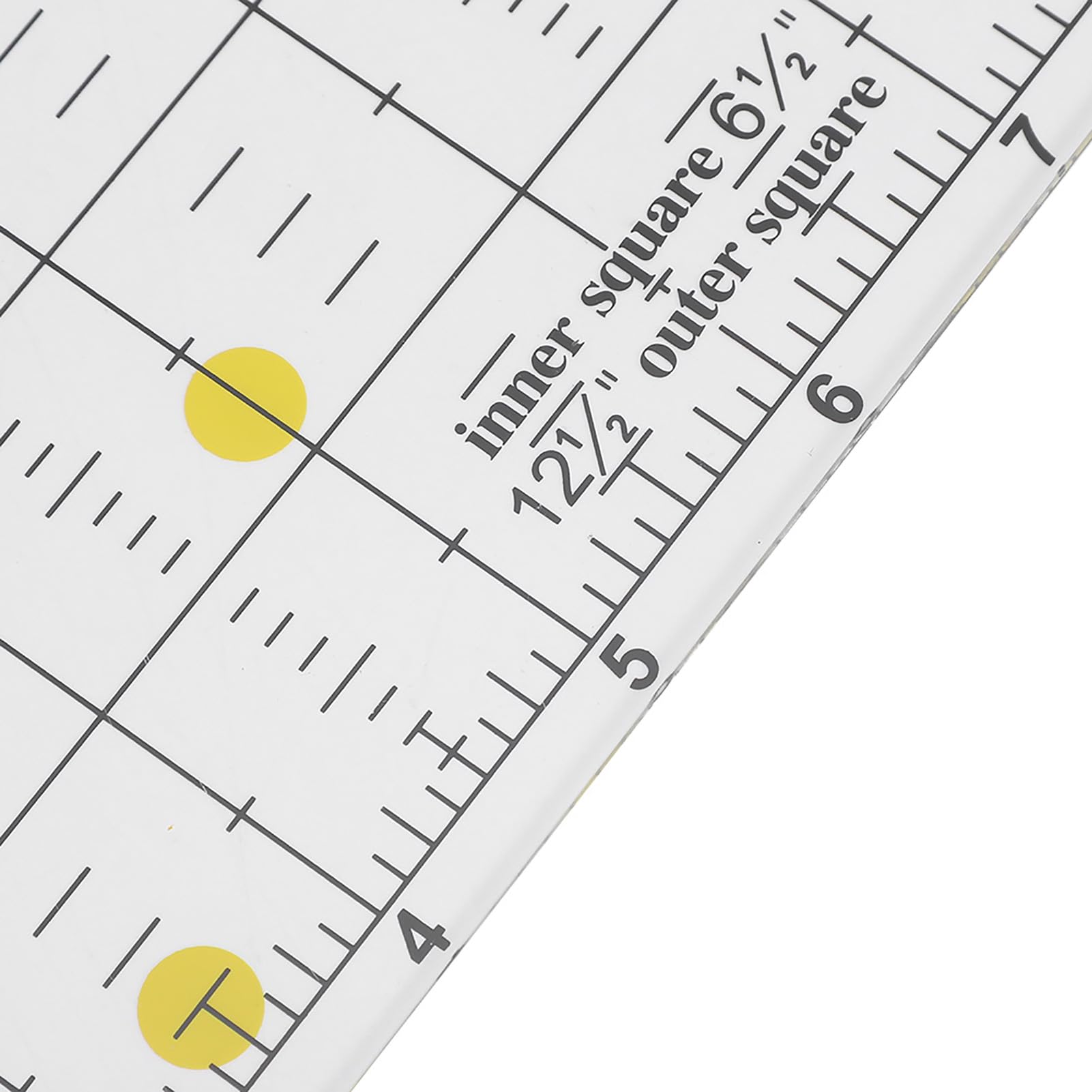 2 Pieces Cutting Ruler Diy Patchwork Rulers Portable For Sewing Home - View #5