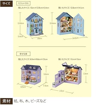 【美品】ファインアートミニチュアズ　ホームズとワトソン 25％OFF】ドールハウス ミニチュア 手作りキット セット 和風