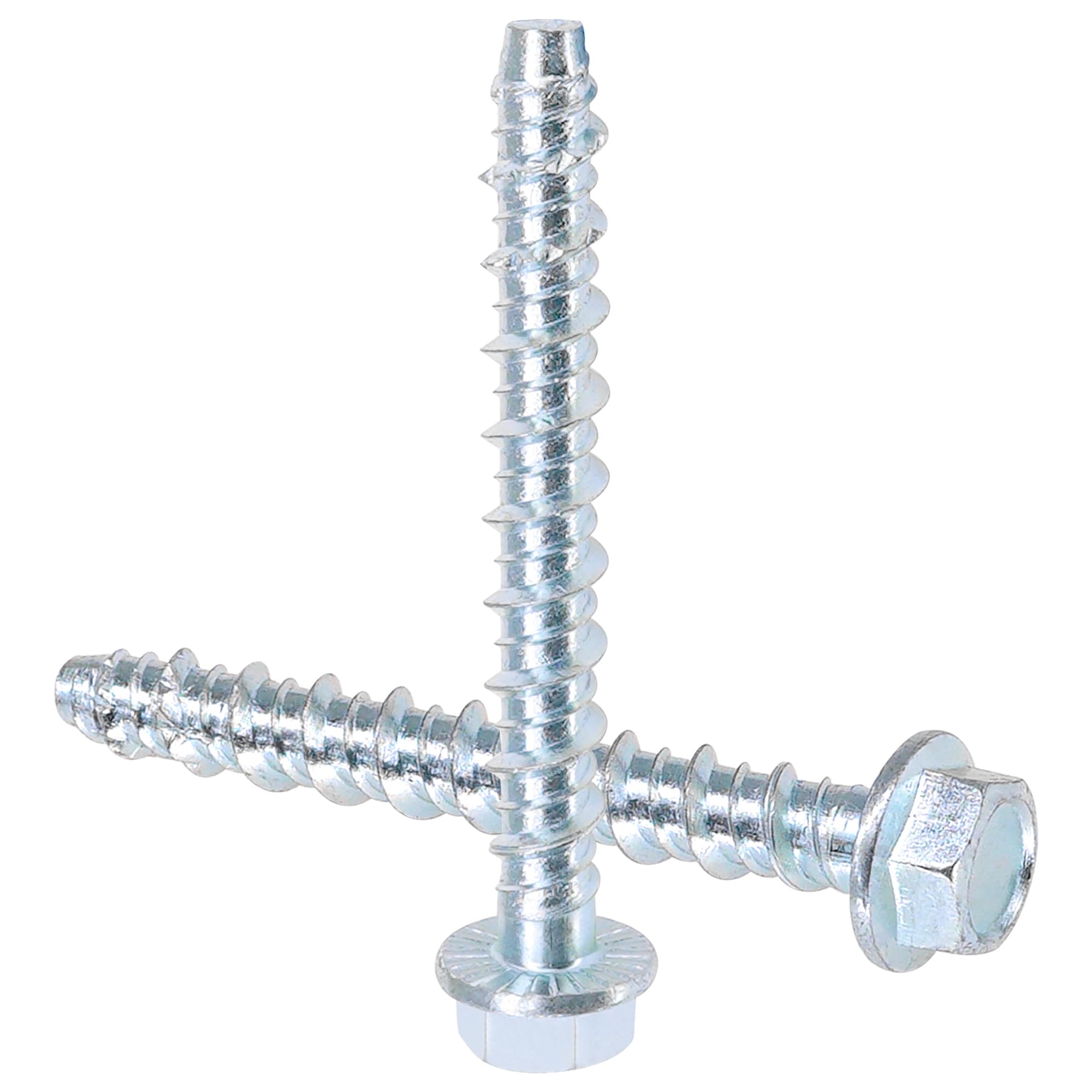 10 PCS Flange Hex Head Concrete Screws – Masonry Bolts for Brick and Stone Fixings (10, M8 × 75mm)
