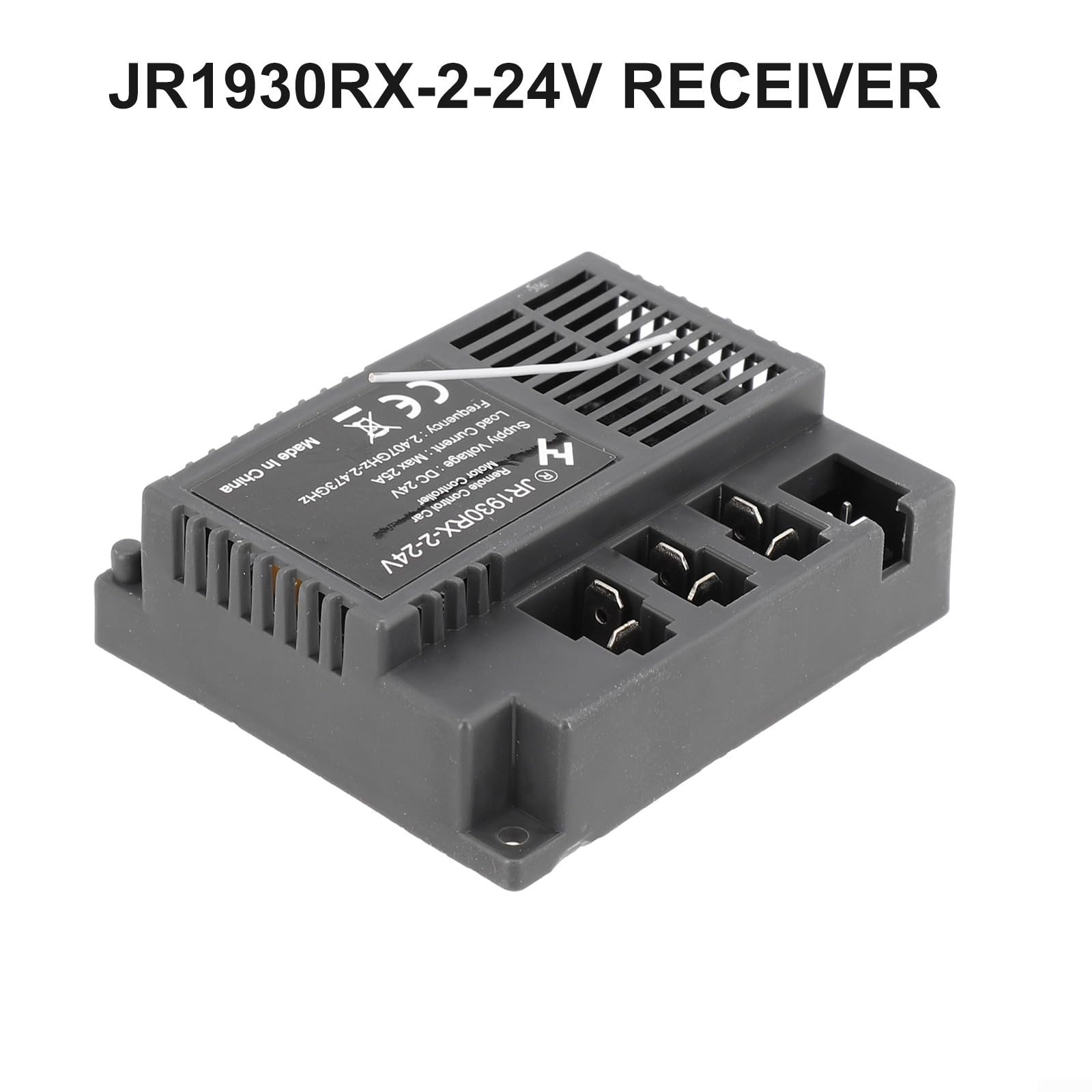 Récepteur JR1930RX224V RC, convient pour les voitures électriques pour enfants, 24 V compatible avec JR1930RX 2 et JR1930RX 4P (récepteur JR1930RX-2-24V)