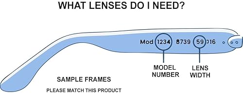 Miniatura 4 de SFX - Lentes de repuesto para gafas de sol (2.323in)