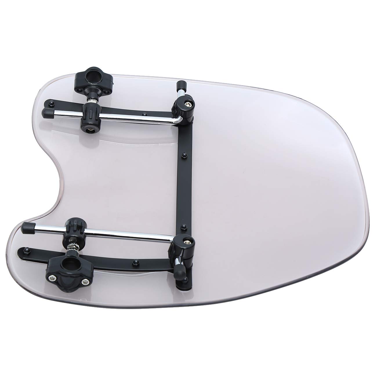 Samger 19 "x 17" Pare Brise avec le matériel pour Harley Honda Suzuki Yamaha Kawasaki Cruiser & Standards 1969-2015