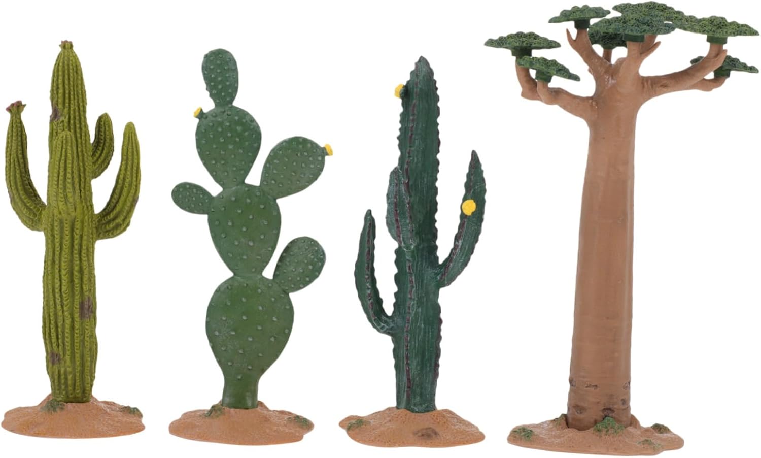 STOBAZA Pack of 20 Desert Green Plant Model, Palm Tree Model, Succulent