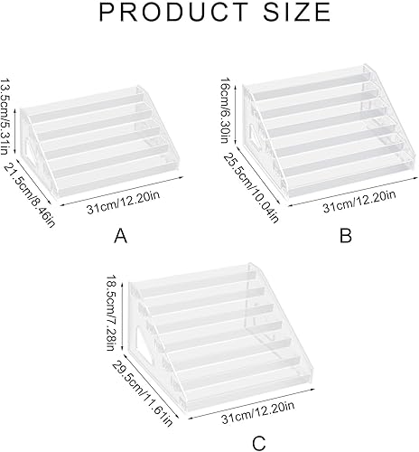 Miniatura 8 de Acrylic Nails Polished Organized Rack 567 Layers Display Stand For Essential Oils Storage Shelf Cosmetic Holder Acrylic Nail Polished Rack