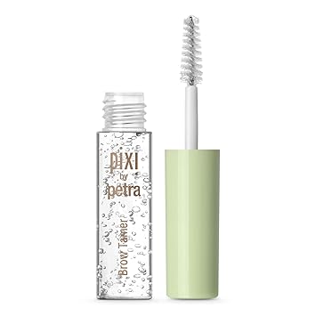 Pixi Beauty Brow Tamer Clear Eyebrow Gel, Long-Wearing Translucent Brow Setting Gel with Aloe Vera and Panthenol, Shapes Defines and Holds Brows, Non-Crunchy Flexible Hold, 4.5 ml / 0.15 fl oz