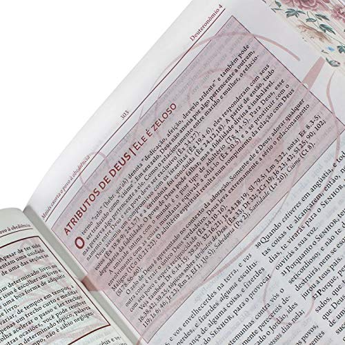 A Bíblia da Mulher - Capa couro bounded Branca: Almeida Revista e Corrigida (ARC)