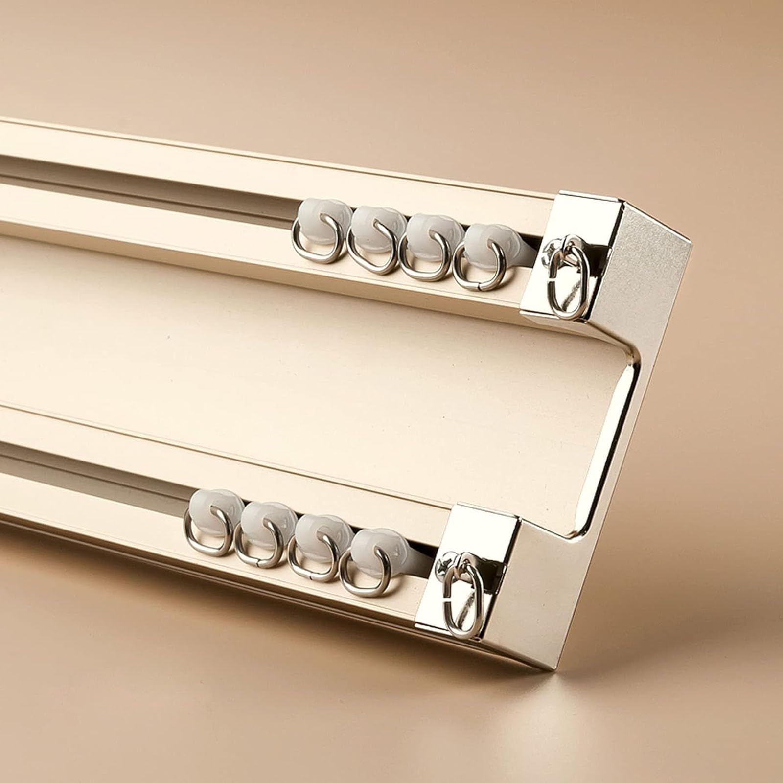 Doppio binario soffitto ain Rod Set 3.5M d per soggiorno e camera da letto Facile Inllat Slish Home Decor Versatile ain Solut