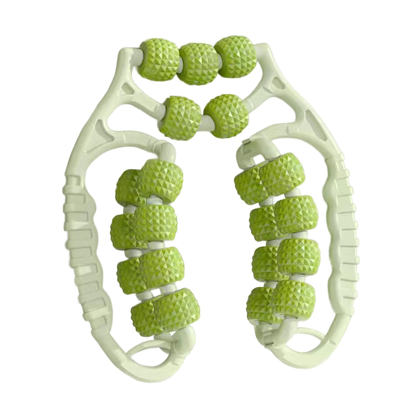 UJEAVETTE Massage Roller 21 Wheels Versatile Workout Muscle Roller for Thighs Men Calf Green-image-23