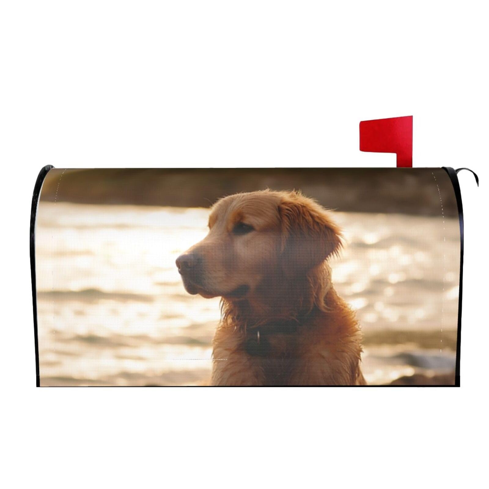 Spring Summer Mailbox Covers Magnetic Letter Post Box Cover Retriever Mailbox Wrap Decoration Mailbox Post Cover for Garden Yard Outside Welcome Decor 21x18 in