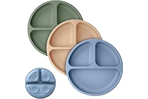 Cutebe Toddler Plates: Suction Safe, Mealtime Made Fun