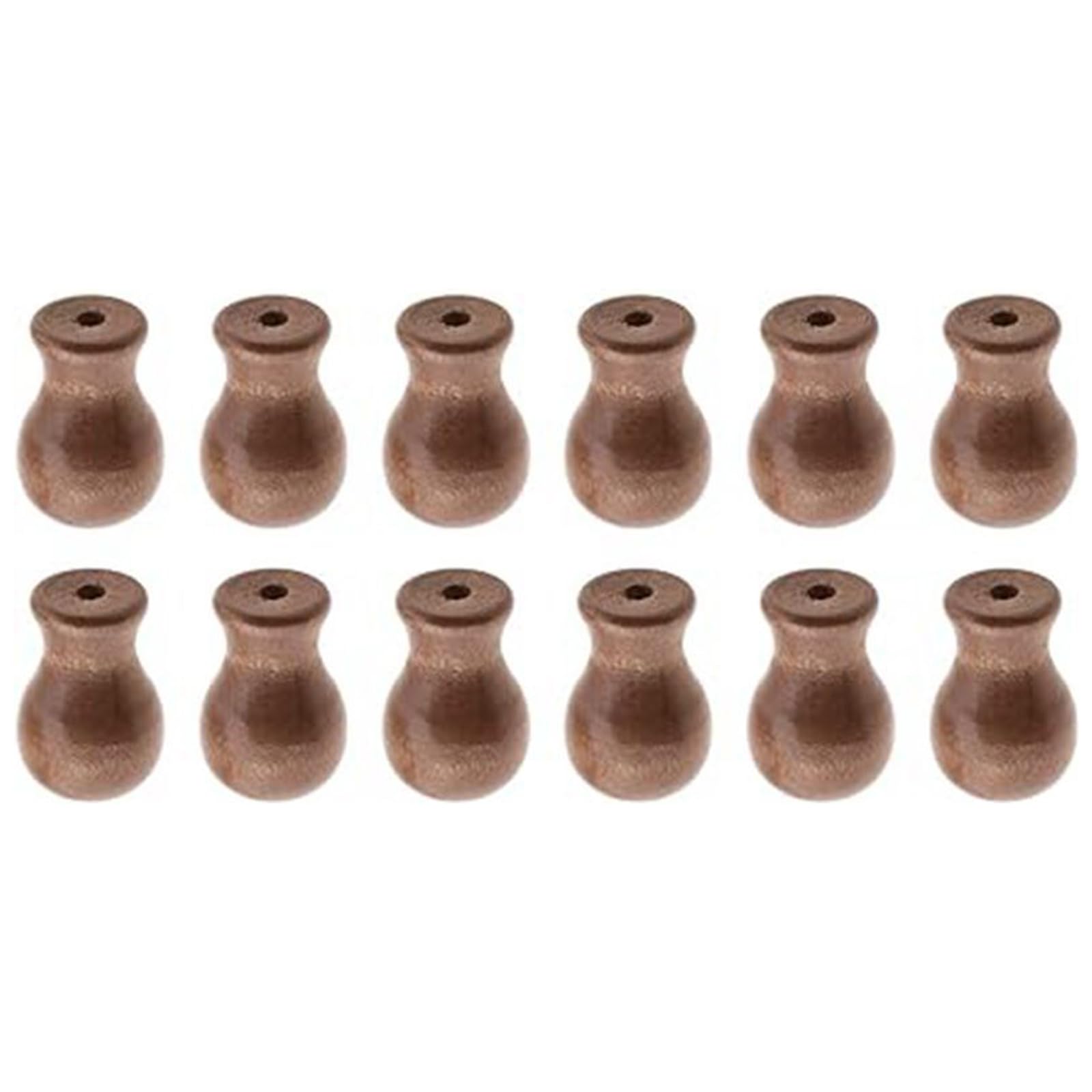 Multipurpose Wood Cord Tassels Set for Rolling Curtain and Blind 12Pcs Wood Cord Knobs Window Shade Pendants Home Decors Curtain Pendants Drops