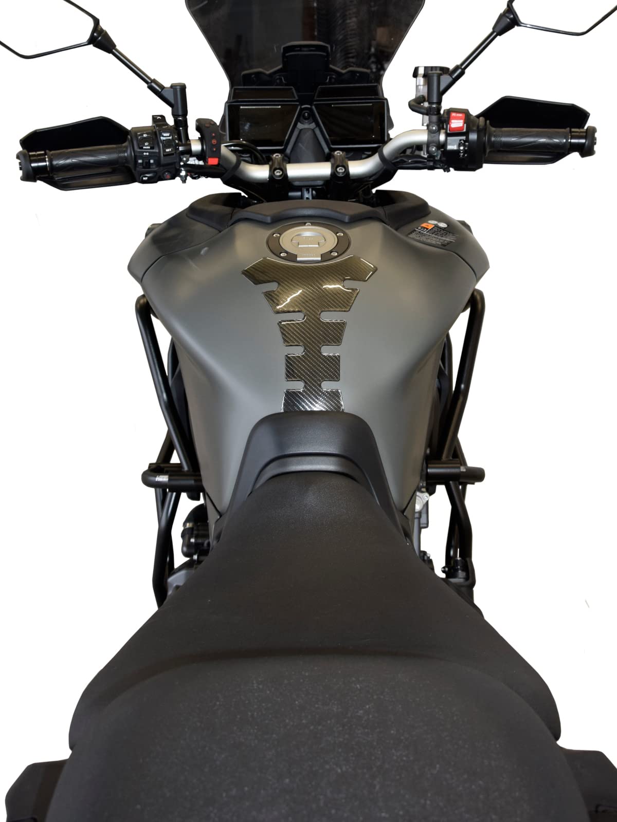 Paramotore HEED Per Yamaha Tracer 9 RN70 (2021-2024) - Nero, Acciaio - Foto 3